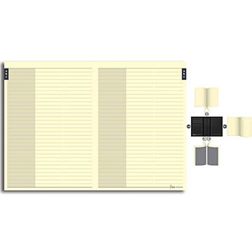 Afbeeldingen van notitieboek Filofax interieur Flex A5 alfabet