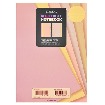 Afbeeldingen van Filofax Notebook A5  gelijnd pastel - 60vel