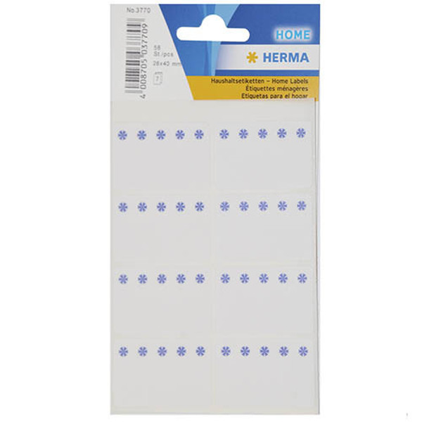 Afbeelding van etiket Herma   26x40mm diepvries wit 56stuks