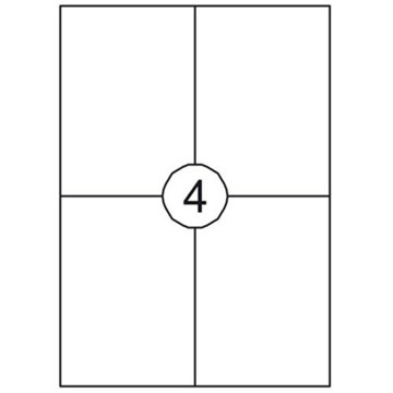 Afbeeldingen van etiket Quantore 105.0x148.0mm  15vel   60stuks (A6)