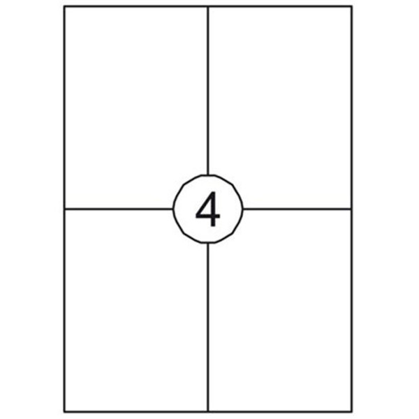 Afbeelding van etiket Quantore 105.0x148.0mm  15vel   60stuks (A6)