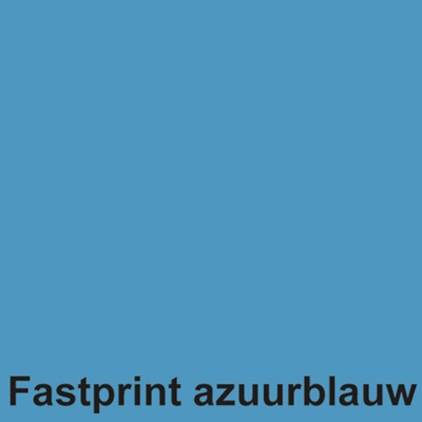 Afbeelding van kopieerpapier Fastprint A4  80gr 100vel azuurblauw