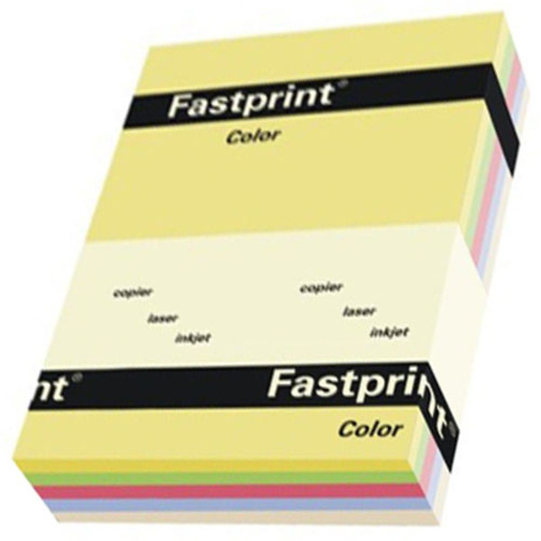 Afbeelding van kopieerpapier Fastprint A4  80gr 250vel  5 zachte kleuren