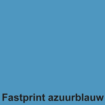 Afbeeldingen van kopieerpapier Fastprint A4 120gr 100vel azuurblauw