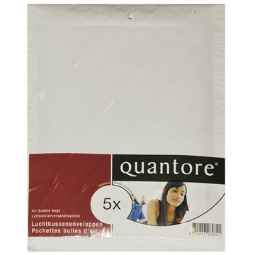 envelop  Quantore luchtkussen nr19 320x455mm wit 5stuks