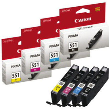 inktcartridge Canon CLI-551   multipack BK - C - M - Y