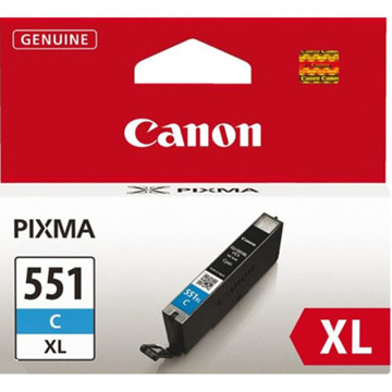 Afbeeldingen van inktcartridge Canon CLI-551C XL cyaan