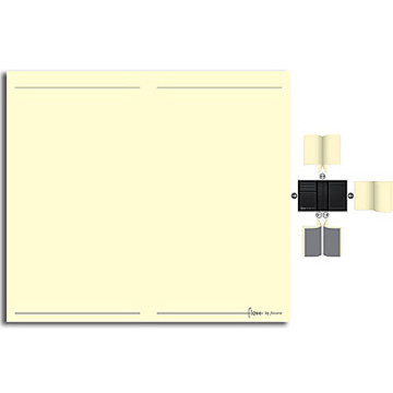 Afbeeldingen van notitieboek Filofax interieur Flex Slim blanco  64 bladzijden