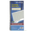 Afbeelding van kilometer registratieboek Atlanta 40x2vel met spiraal