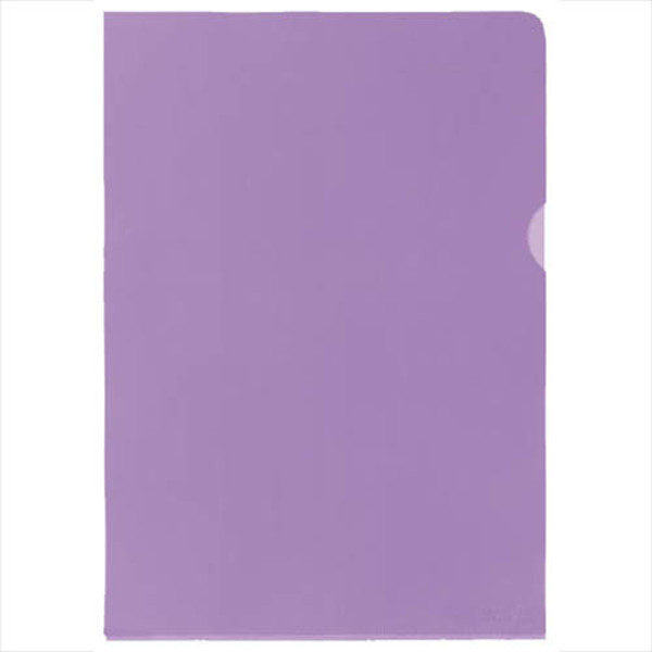 Afbeelding van insteekmap L-model A4 0.15mm PVC 10stuks transparant violet