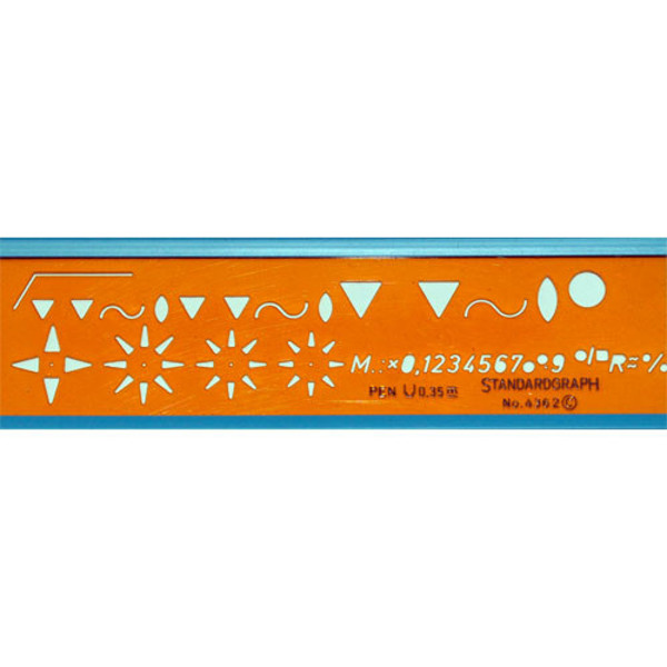 Afbeelding van sjabloon Standardgraph 4362 werktuigbouw Dimensioning