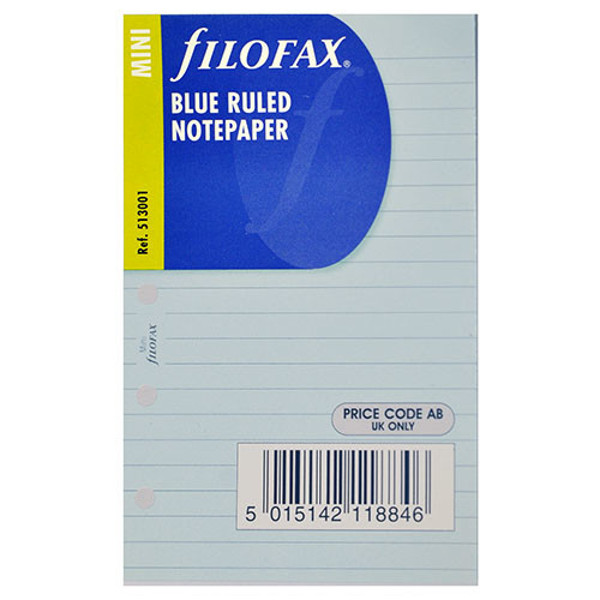 Afbeelding van Filofax Mini gelijnd blauw