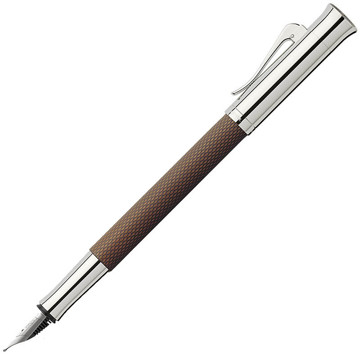 Afbeeldingen van Graf von Faber-Castell Guilloche Cognac vulpen