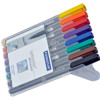 Afbeelding van viltstift Staedtler Lumocolor 317  M 1.0mm 8 kleuren - permanent