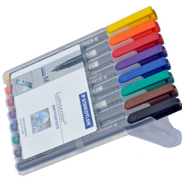 Afbeeldingen van viltstift Staedtler Lumocolor 317  M 1.0mm 8 kleuren - permanent