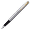 Afbeelding van Parker Jotter Steel GT schrijfset balpen en vulpen