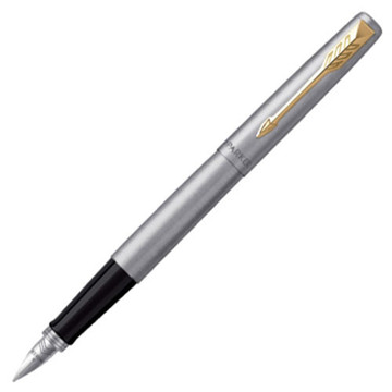 Parker Jotter Steel GT schrijfset balpen en vulpen