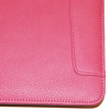 Afbeelding van schrijfmap Alassio A4 Messina leatherlook roze