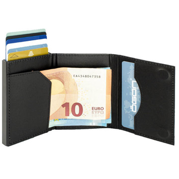 Afbeeldingen van Ögon Design creditcardhouder Cascade Wallet Black Titanium