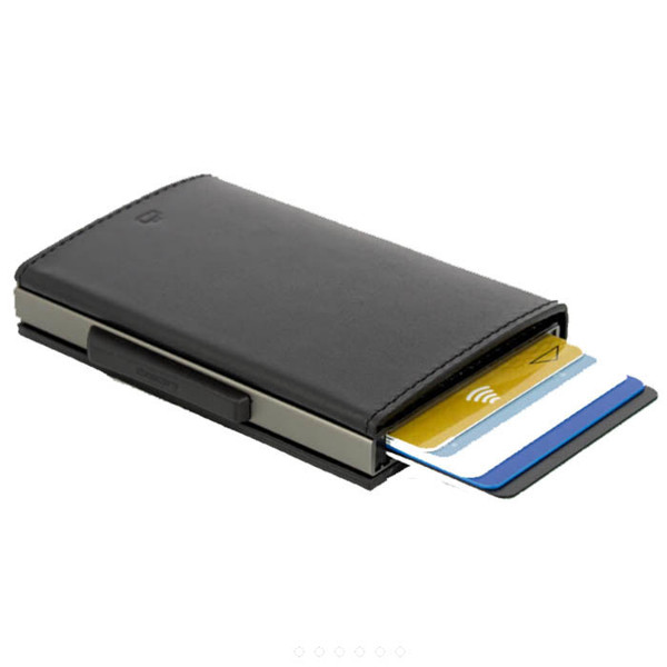 Afbeelding van Ögon Design creditcardhouder Cascade Wallet Black Titanium