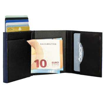 Afbeeldingen van Ögon Design creditcardhouder Cascade Wallet Navy Blue