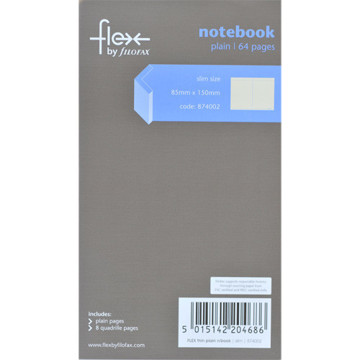 Afbeeldingen van notitieboek Filofax interieur Flex Slim blanco  64 bladzijden