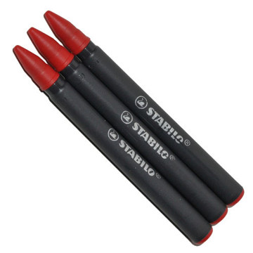 rollerpenvulling Stabilo 3stuks M rood  0.5mm