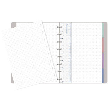 Afbeeldingen van Filofax Notebook A5 Classic Pastels Stone