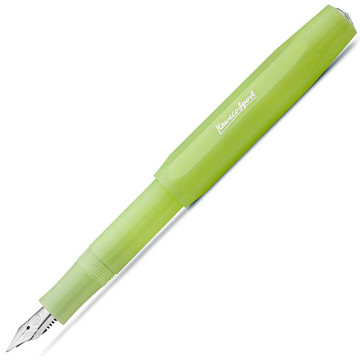 Afbeeldingen van Kaweco Frosted Sport Fine Lime vulpen