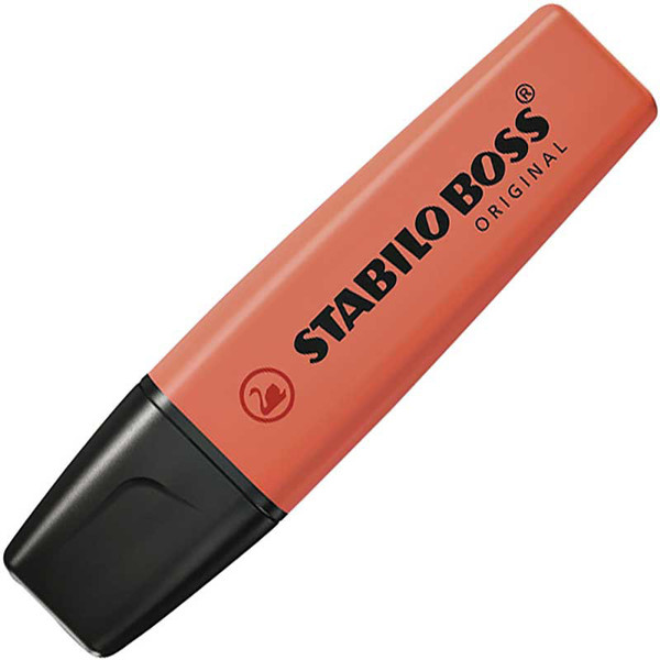 Afbeelding van markeerstift STABILO Boss Original 70/140 pastel zacht koraal rood