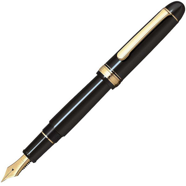 Afbeelding van Platinum #3776 Century vulpen Black in Black GT