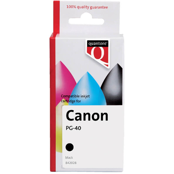 Afbeelding van inktcartridge Quantore Canon PG-40 black