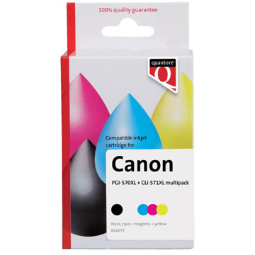 Afbeeldingen van inktcartridge Quantore Canon PGI-570xl / CLI-571xl multipack