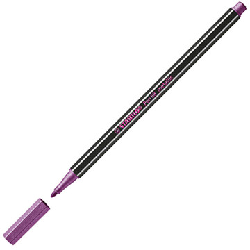 Afbeeldingen van viltstift Stabilo pen 68-856 1.4mm metallic roze