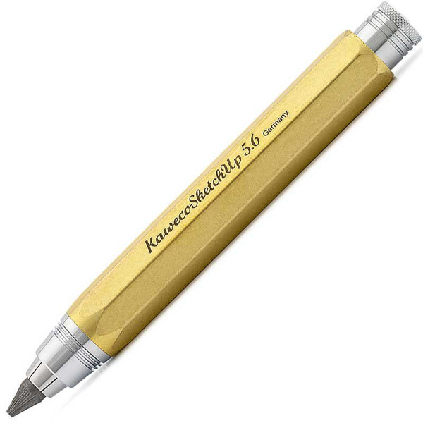 Afbeelding van Kaweco Sketch Up 8-shape Brass - 5.6 vulpotlood