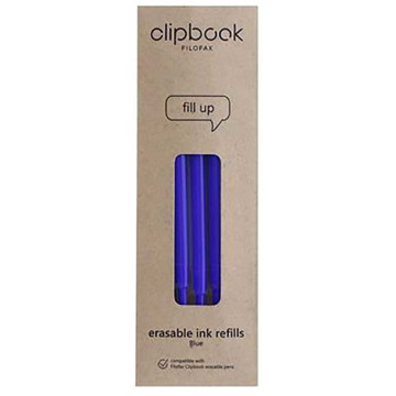 Afbeeldingen van Filofax balpenvulling erasable pen - Blue