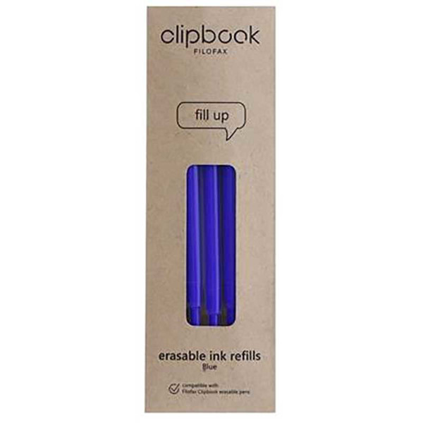 Afbeelding van Filofax balpenvulling erasable pen - Blue