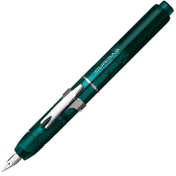 Afbeeldingen van Platinum Curidas Urban Green Retractable vulpen