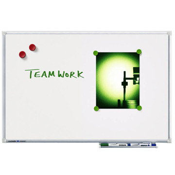 Afbeeldingen van whiteboard Quantore     90x120cm magnetisch gelakt staal