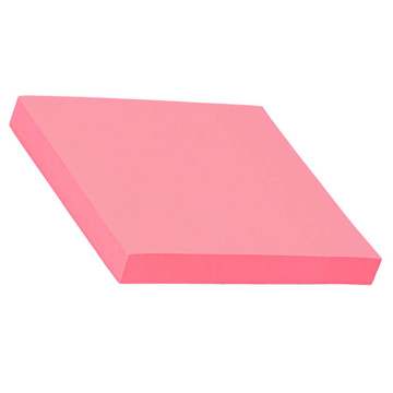 Afbeeldingen van memoblok Quantore  76x76mm neon roze   6stuks a100vel