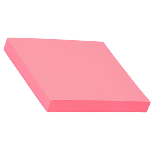 Afbeelding van memoblok Quantore  76x76mm neon roze   6stuks a100vel