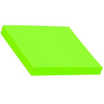 Afbeeldingen van memoblok Quantore  76x76mm neon groen  6stuks a100vel