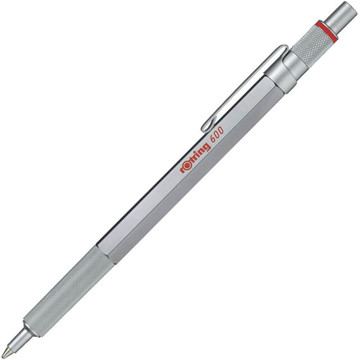 Afbeeldingen van Rotring 600 Silver balpen