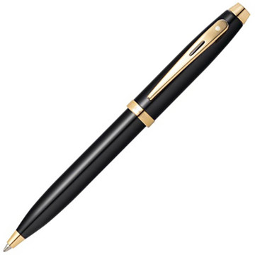 Afbeeldingen van Sheaffer 100 Glossy Black GT balpen