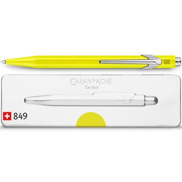 balpen Caran d'Ache 849 Popline Fluo Yellow