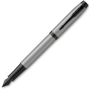 Afbeeldingen van Parker IM Achromatic Black Edition Grey BT vulpen