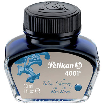 Afbeeldingen van Pelikan inktpot 4001 30ml Blue / Black