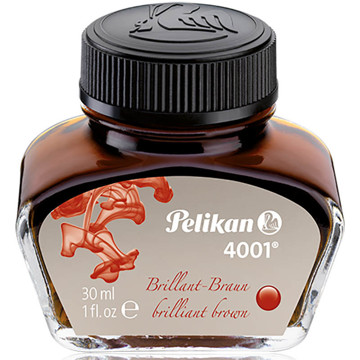 Afbeeldingen van Pelikan inktpot 4001 30ml Brilliant Brown