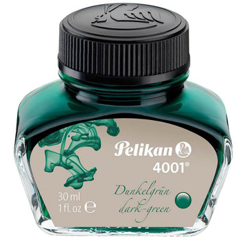 Afbeeldingen van Pelikan inktpot 4001 30ml Dark-Green