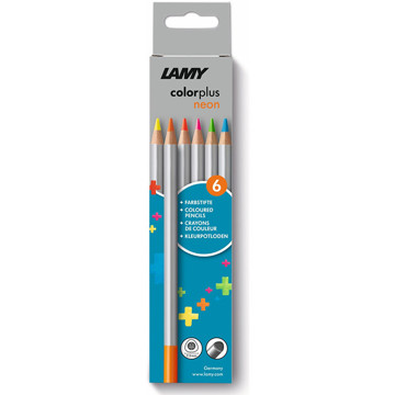 kleurpotloden Lamy Colorplus 6 neon kleuren